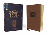 Niv, the Grace and Truth Study Bible (Trustworthy and Practical Insights), Leathersoft, Brown, Red Letter, Comfort Print