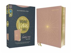 Niv, Radiant Virtues Bible: A Beautiful Word Collection, Cloth Over Board, Pink, Red Letter, Comfort Print - Zondervan