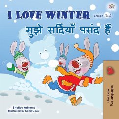 I Love Winter (English Hindi Bilingual Book for Kids) - Admont, Shelley; Books, Kidkiddos