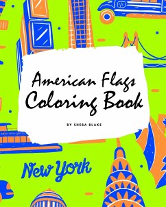 American Flags of the World Coloring Book for Children (8x10 Coloring Book / Activity Book) - Blake, Sheba