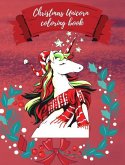 Christmas Unicorn coloring book