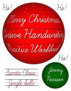 Merry Christmas Cursive Handwriting Practice Workbook - Pearson, Jenny