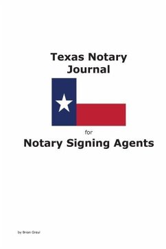 Texas Notary Journal for Notary Signing Agents - Greul, Brian