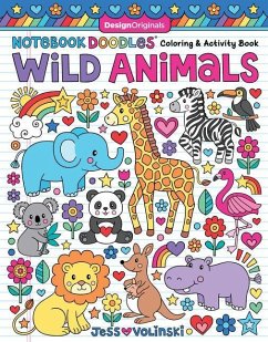 Notebook Doodles Wild Animals - Volinski, Jess