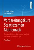 Vorbereitungskurs Staatsexamen Mathematik (eBook, PDF)