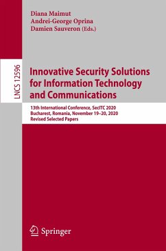 Innovative Security Solutions for Information Technology and Communications