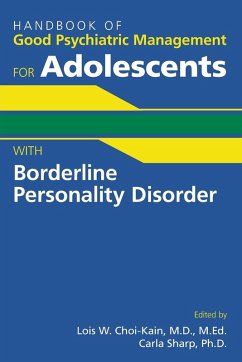 Cover Handbook of Good Psychiatric Management for Adolescents With Borderline Personality Disorder