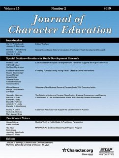 Cover Journal of Character Education (eBook, ePUB)