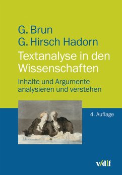 Textanalyse in den Wissenschaften - Brun, Georg;Hirsch Hadorn, Gertrude