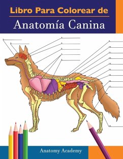 Libro para colorear de Anatomía Canina - Academy, Anatomy