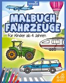 Malbuch Fahrzeuge für Kinder ab 4 Jahren