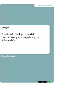 Emotionale Intelligenz, soziale Unterstützung und angstbezogene Störungsbilder