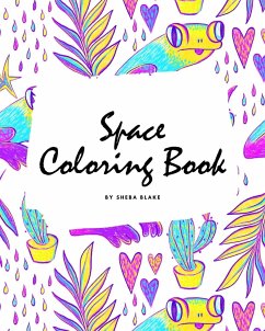 Space Coloring Book for Adults (8x10 Coloring Book / Activity Book) - Blake, Sheba