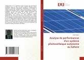Analyse de performances d'un système photovoltaïque autonome au Sahara