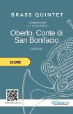 Oberto, Conte di San Bonifacio - Brass Quintet (score) (fixed-layout eBook, ePUB)