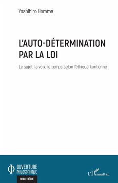 L'auto-détermination par la loi - Homma, Yoshihiro