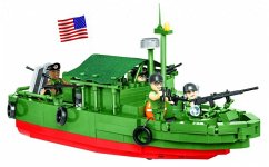 COBI 2238 - Historical Collection, Patrol Boat River MK II, VIETNAM WAR, 615 Klemmbausteine 4 Figuren