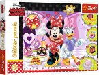 Disney Minnie Mouse Glitterpuzzle, Minnies Schmuckstücke (Kinderpuzzle)