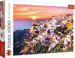 Sonnenuntergang über Santorini (Puzzle)