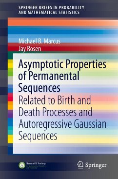 Asymptotic Properties of Permanental Sequences - Marcus, Michael B.;Rosen, Jay