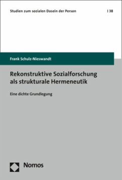 Rekonstruktive Sozialforschung als strukturale Hermeneutik - Schulz-Nieswandt, Frank