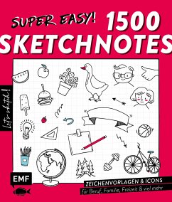 Let's sketch! Super easy! 1500 Sketchnotes (eBook, ePUB) - verschiedene