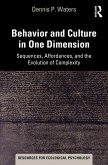 Behavior and Culture in One Dimension (eBook, ePUB)