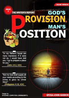 Cover GOD'S PROVISION, MAN'S POSITION (eBook, ePUB)