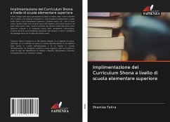 Implimentazione del Curriculum Shona a livello di scuola elementare superiore - Tatira, Shamiso