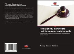 Principe du caractère juridiquement raisonnable - Blanco Donaire, Wendy