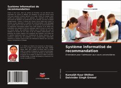 Système informatisé de recommandation - Dhillon, Kamaljit Kaur;Grewal, Dalvinder Singh