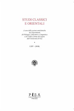 Studi Classici e Orientali LXIV 2018 (eBook, PDF) - AA.VV.