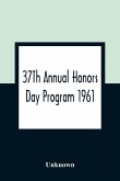 37Th Annual Honors Day Program 1961