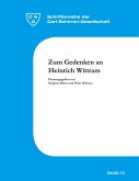 Zum Gedenken an Heinrich Wittram