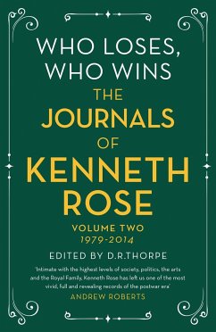 Cover Who Loses, Who Wins: The Journals of Kenneth Rose