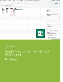 Apple Mac Excel Formel und Funktionen - Weiss, Jörg