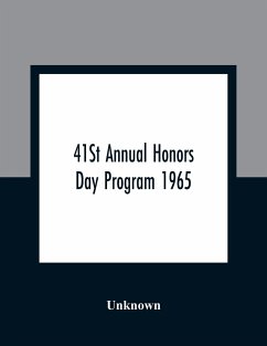 41St Annual Honors Day Program 1965 - Unknown