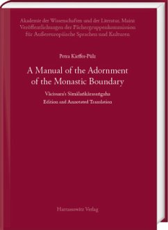 A Manual of the Adornment of the Monastic Boundary - Kieffer-Pülz, Petra
