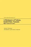A Dictionary of Nafsan, South Efate, Vanuatu