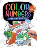 Color by Numbers For Kids Ages 4-8: Dinosaur, Sea Life, Animals, Butterfly, and Much More!