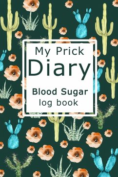 My Prick Diary Blood Sugar Log Book - Paperland