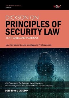 Dickson on Principles of Security Law: Text, Cases and Materials - Dickson, Osei-Bonsu