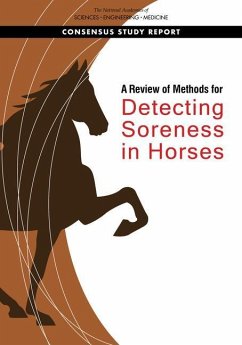 A Review of Methods for Detecting Soreness in Horses - National Academies of Sciences Engineering and Medicine; Division On Earth And Life Studies; Board on Agriculture and Natural Resources; Committee on a Review of Methods for Detecting Soreness in Horses