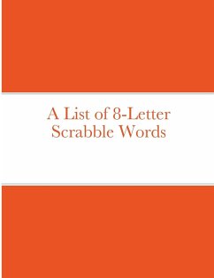 A List of 8-Letter Scrabble Words - Navarro, Bob & Espy