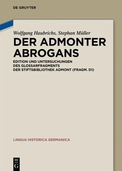 Cover Der Admonter Abrogans (eBook, ePUB)