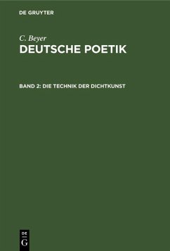 Cover Die Technik der Dichtkunst (eBook, PDF)