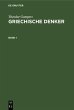 Theodor Gomperz: Griechische Denker.... - Bild 1