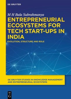 Entrepreneurial Ecosystems for Tech Start-ups in India (eBook, ePUB) - Bala Subrahmanya, M H