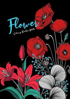 Flowers Coloring Book for Adults - Grafik, Musterstück