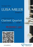 Bb Clarinet 1 part of "Luisa Miller" for Clarinet Quartet (fixed-layout eBook, ePUB)